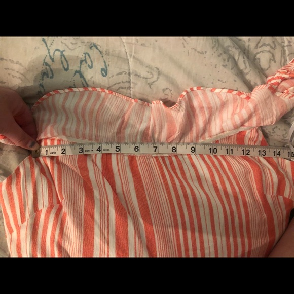 NWT Lulu’s Orange and White Jumpsuit - Picture 10 of 11